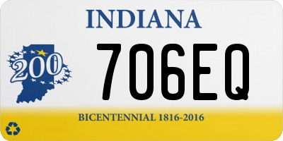 IN license plate 706EQ