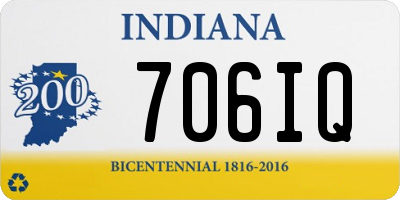 IN license plate 706IQ