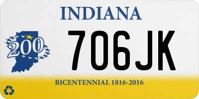 IN license plate 706JK