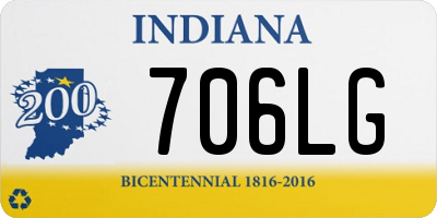 IN license plate 706LG