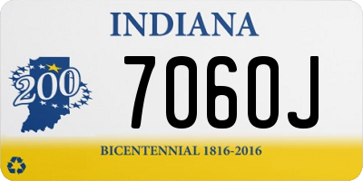 IN license plate 706OJ