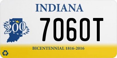 IN license plate 706OT