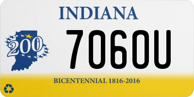 IN license plate 706OU