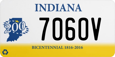 IN license plate 706OV