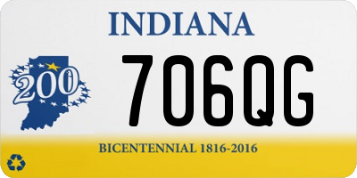 IN license plate 706QG