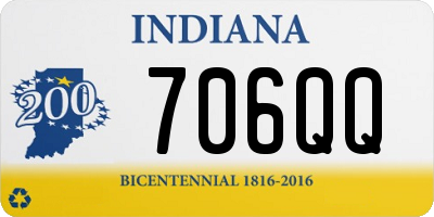 IN license plate 706QQ