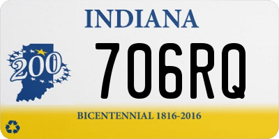 IN license plate 706RQ