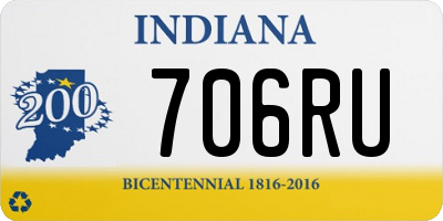 IN license plate 706RU