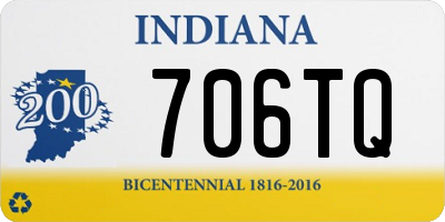 IN license plate 706TQ