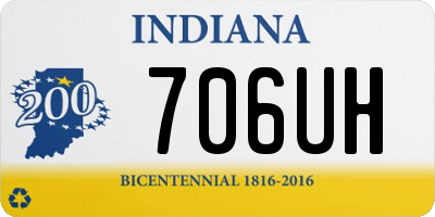 IN license plate 706UH