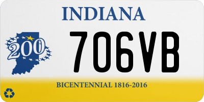 IN license plate 706VB