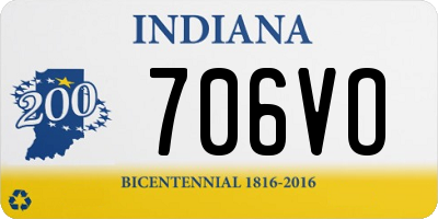 IN license plate 706VO