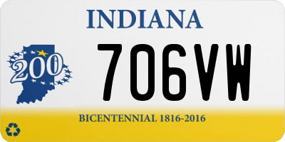 IN license plate 706VW