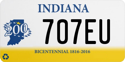 IN license plate 707EU