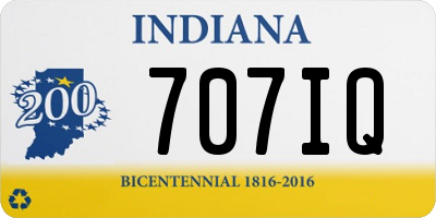 IN license plate 707IQ