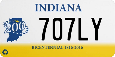 IN license plate 707LY