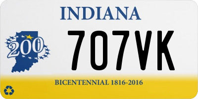 IN license plate 707VK