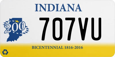 IN license plate 707VU