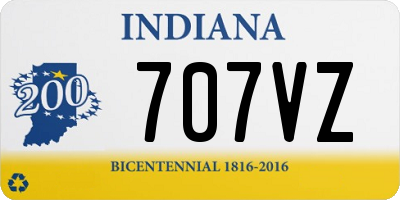 IN license plate 707VZ