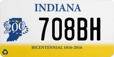 IN license plate 708BH