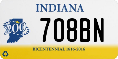 IN license plate 708BN