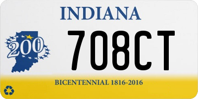 IN license plate 708CT