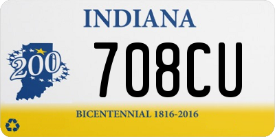 IN license plate 708CU