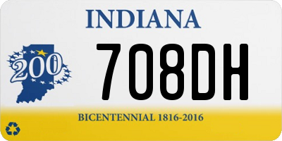 IN license plate 708DH