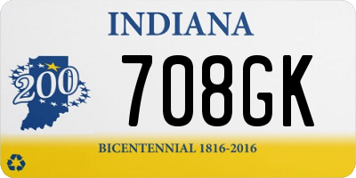 IN license plate 708GK