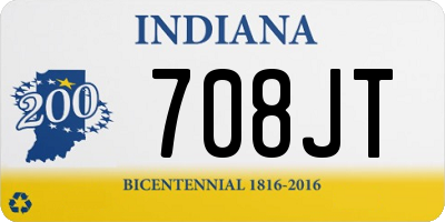 IN license plate 708JT