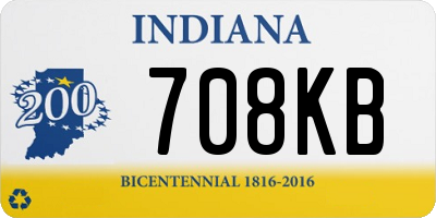 IN license plate 708KB