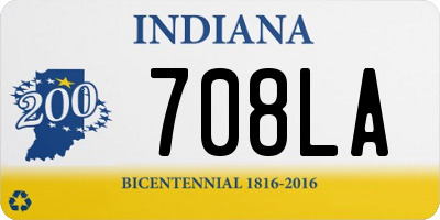 IN license plate 708LA