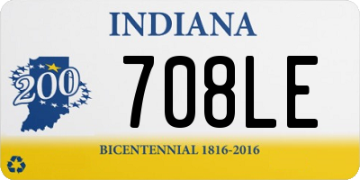 IN license plate 708LE