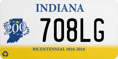 IN license plate 708LG