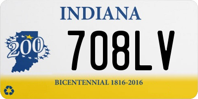 IN license plate 708LV