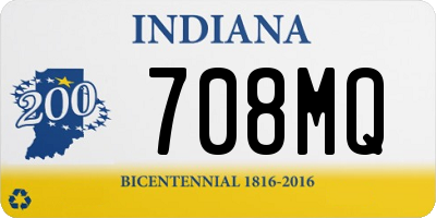 IN license plate 708MQ