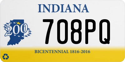 IN license plate 708PQ