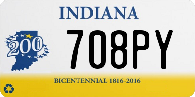 IN license plate 708PY