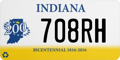 IN license plate 708RH