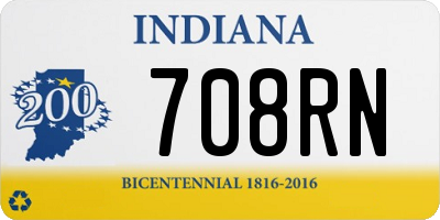 IN license plate 708RN