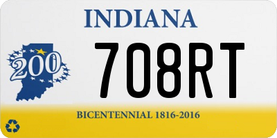 IN license plate 708RT