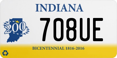 IN license plate 708UE