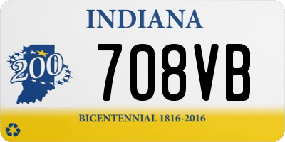 IN license plate 708VB