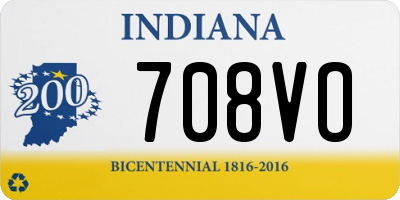 IN license plate 708VO