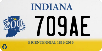 IN license plate 709AE