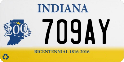 IN license plate 709AY