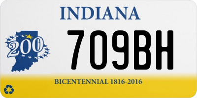 IN license plate 709BH