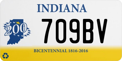 IN license plate 709BV