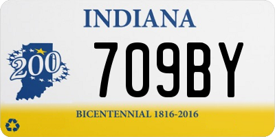 IN license plate 709BY