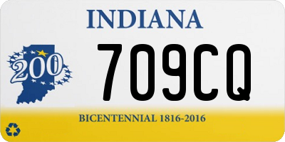 IN license plate 709CQ